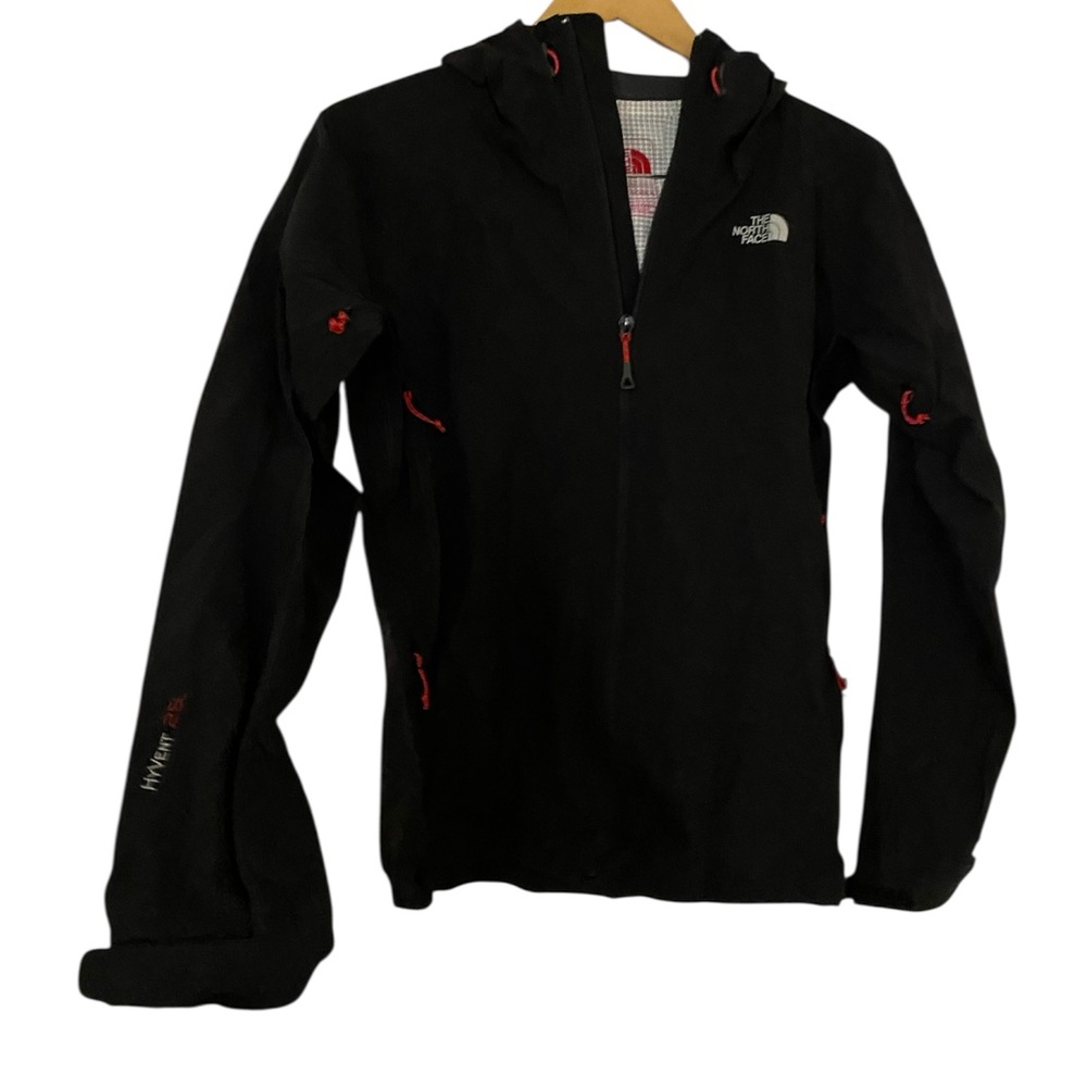 The North Face Black Softshell with Red Details